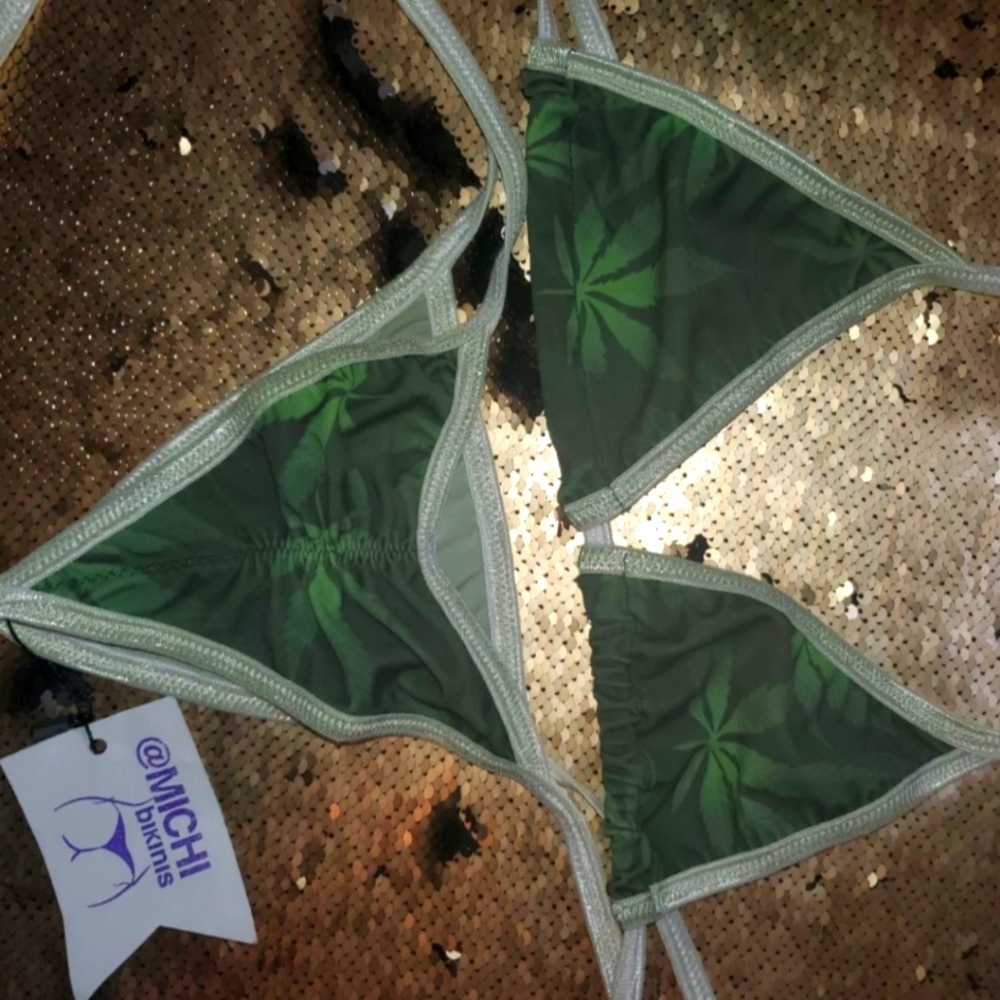 Michi Women's Green Bikini Set